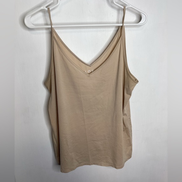 LOFT Nude Camisole Sz Large - Picture 1 of 2